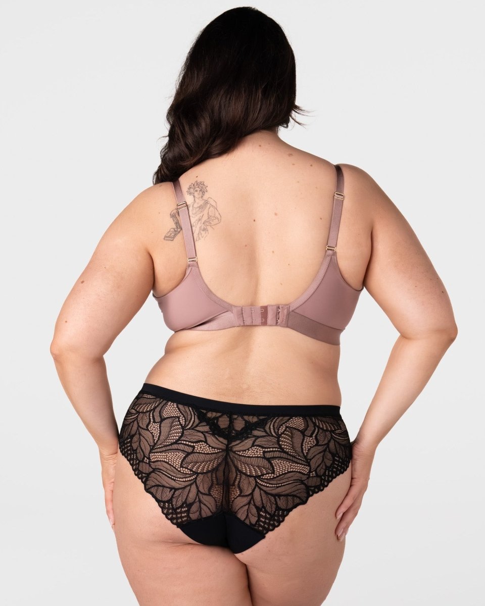 Flawless Full Cup Plunge Nursing Bra - Rose Dust - Hotmilk Lingerie