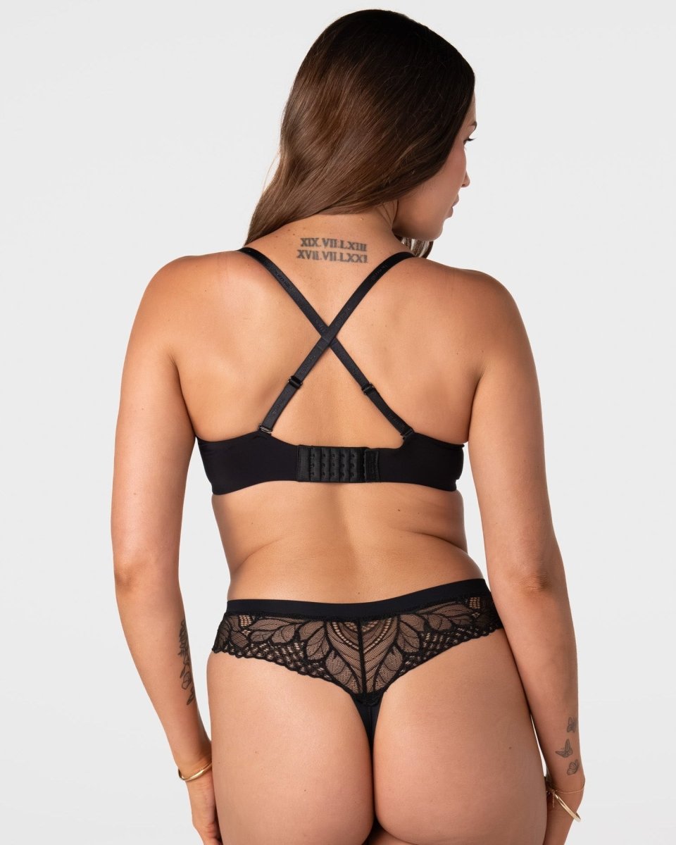 Forever New T-Shirt Nursing Bra - Black - Hotmilk Lingerie