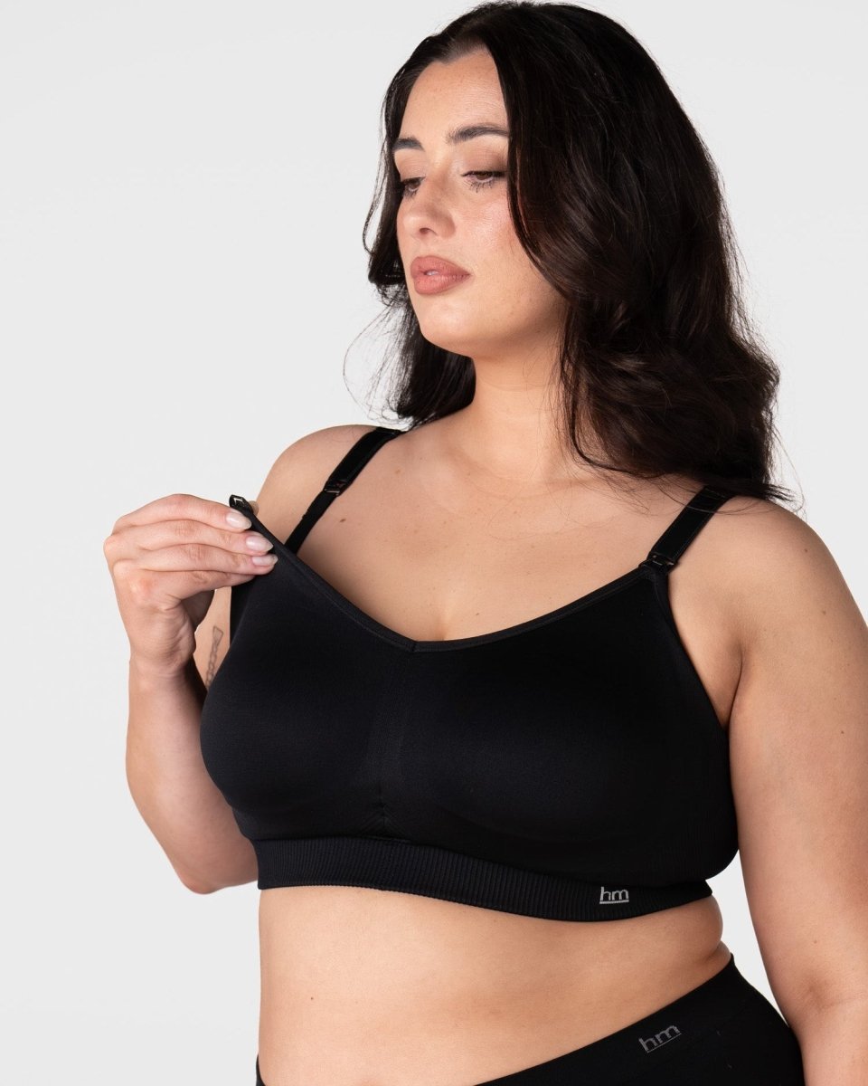 My Everyday FlexFit Nursing Bra - Black Busty - Hotmilk Lingerie