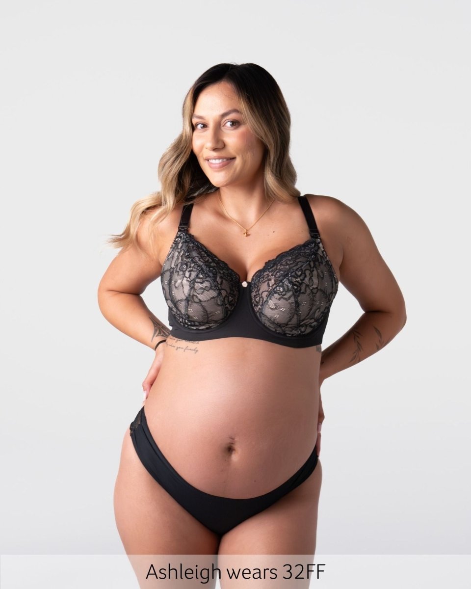 Temptation Full Cup Nursing Bra - Black - Hotmilk Lingerie