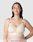 Warrior 2.0 FlexFit Nursing Bra Ivory - Main View - Wirefree Maternity Nursing Bra - Hotmilk Lingerie