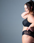 The Classic Vanishing Bikini Brief - Black - Hotmilk Lingerie