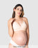 Ambition T-Shirt Nursing Bra Shell Pink - Front View - Maternity & Breastfeeding T-Shirt Bra - Hotmilk Lingerie