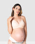 Ambition T-Shirt Nursing Bra Shell Pink - Front View - Maternity & Breastfeeding T-Shirt Bra - Hotmilk Lingerie