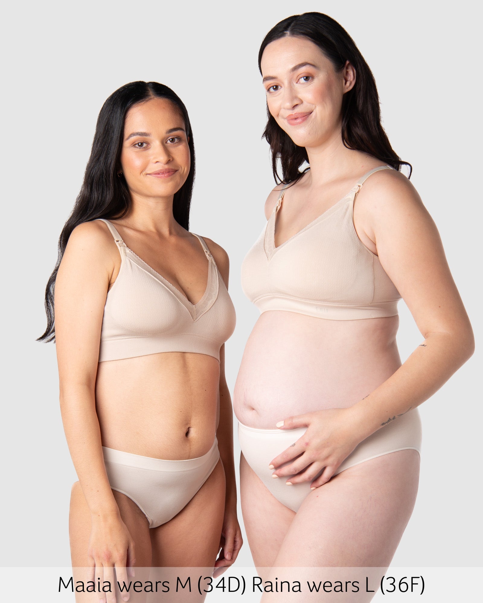 Caress Bamboo Nursing Bra - Oat