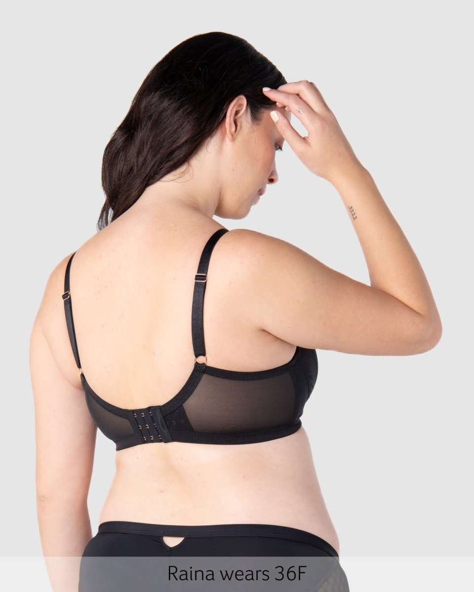 Lunar Eclipse Full Cup Nursing Bra - Black - Hotmilk Lingerie