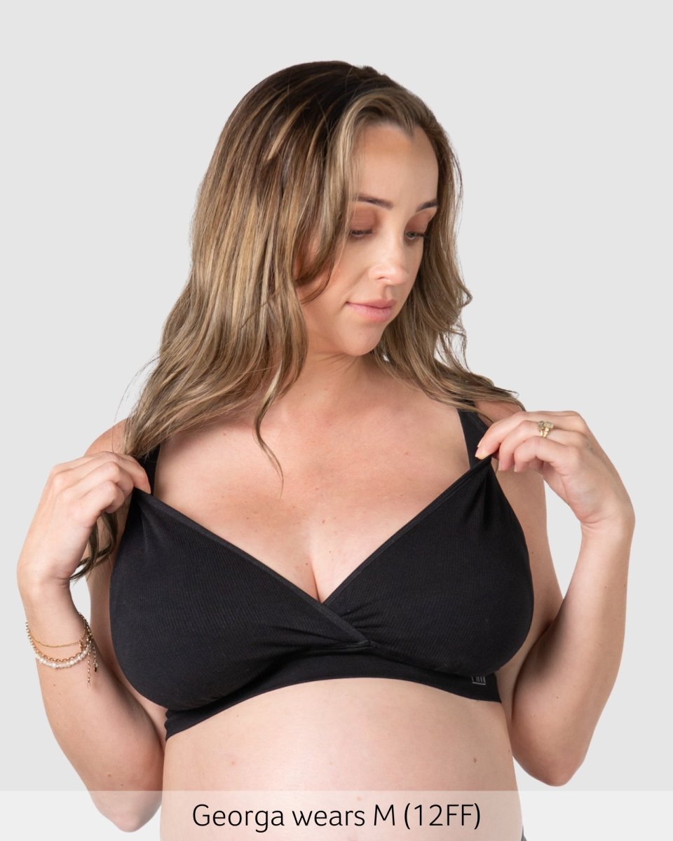 My Comfort FlexFit Maternity Bra - Black - Hotmilk Lingerie