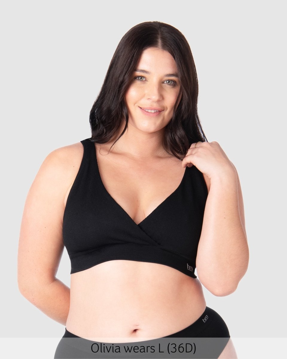 My Comfort FlexFit Maternity Bra - Black - Hotmilk Lingerie