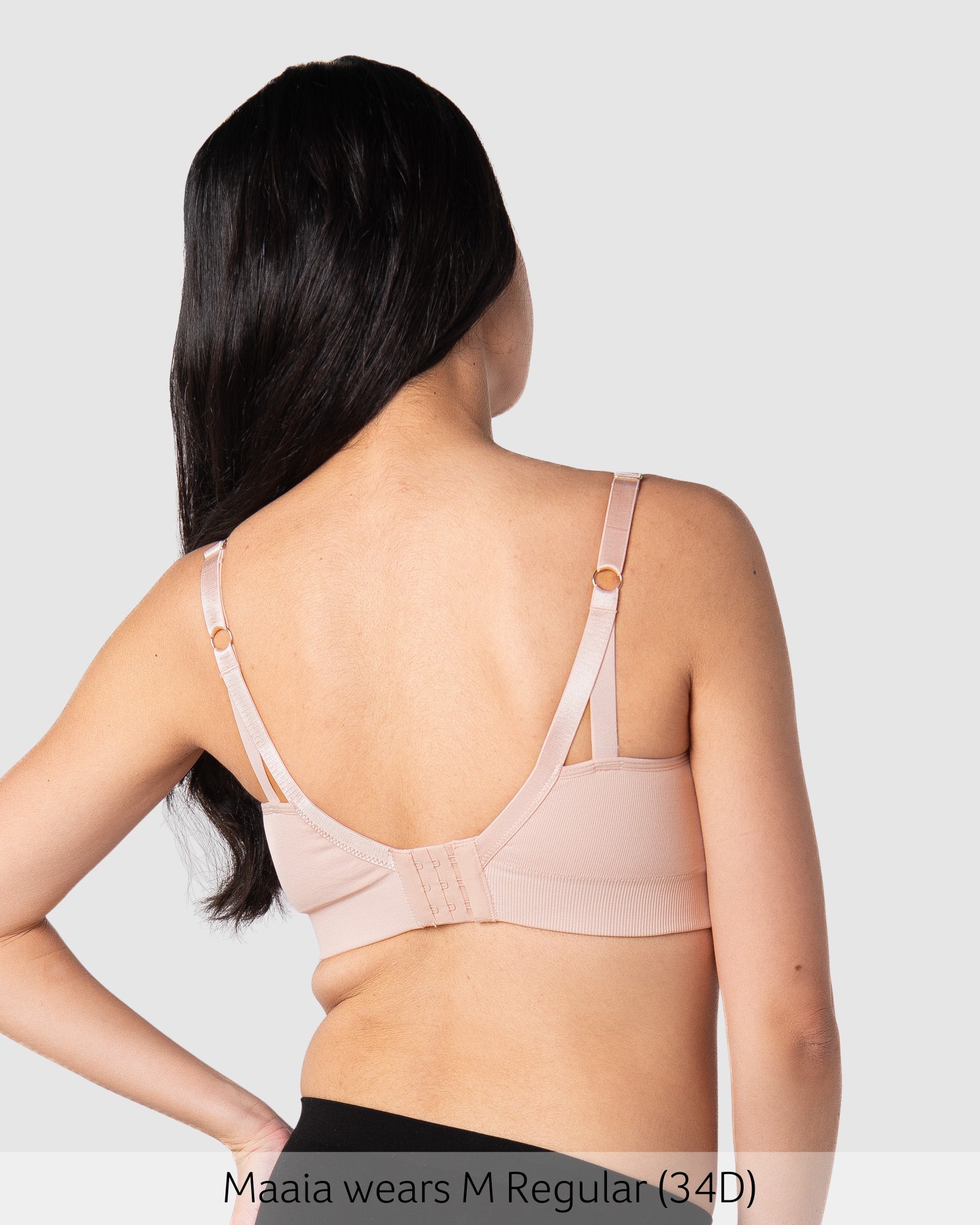 Back of My Necessity Seamless Nursing Bra - Ballet