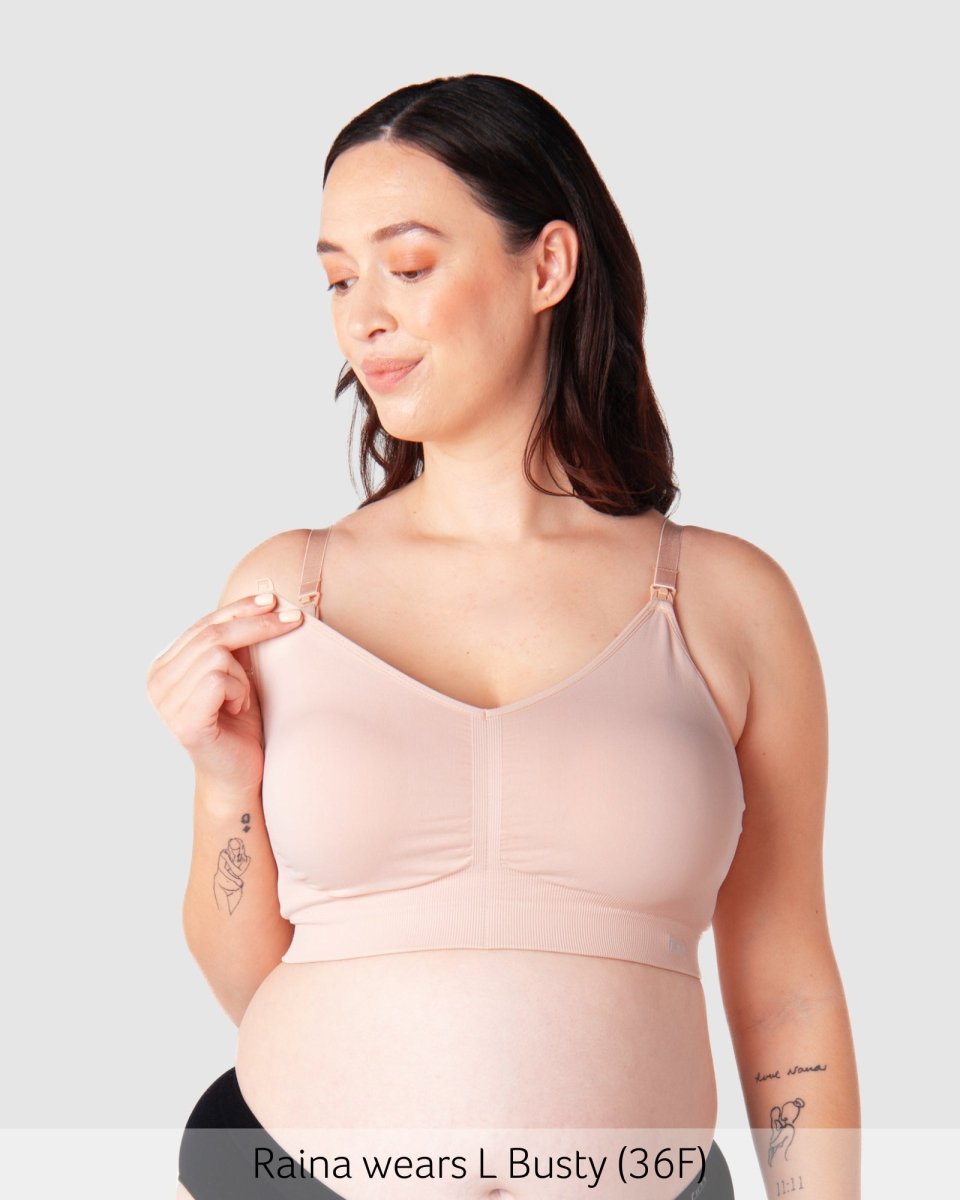 My Necessity 2.0 FlexFit Nursing Bra - Ballet Pink Busty - Hotmilk Lingerie