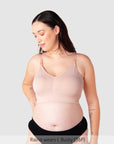My Necessity 2.0 FlexFit Nursing Bra Ballet Pink Busty - Front View - Seamless Maternity Bra for Larger Busts - Hotmilk Lingerie