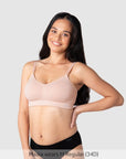 My Necessity 2.0 FlexFit Nursing Bra Ballet Pink - Front View - Seamless Maternity Nursing Bra - Hotmilk Lingerie