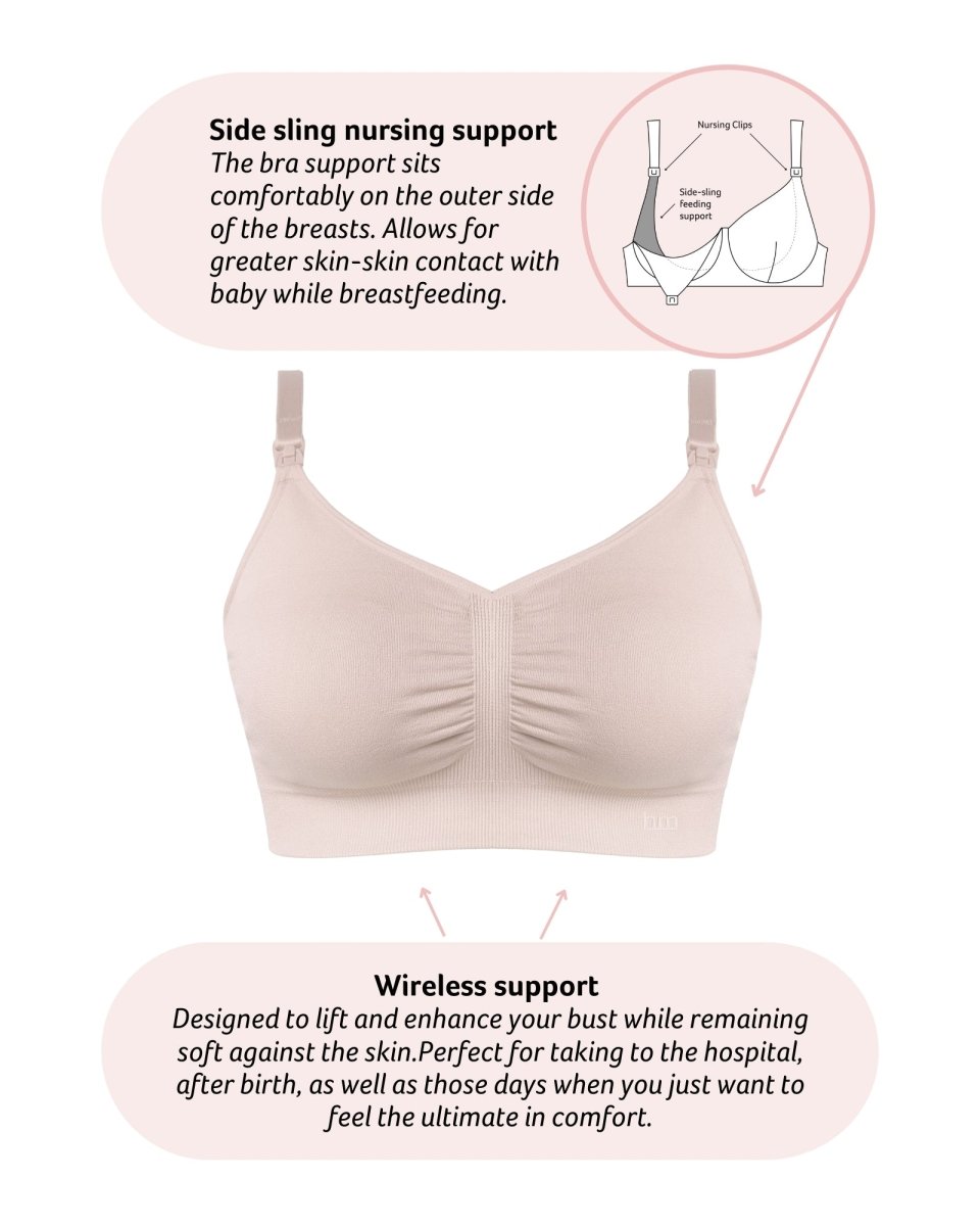 My Necessity 2.0 FlexFit Nursing Bra - Ballet Pink - Hotmilk Lingerie
