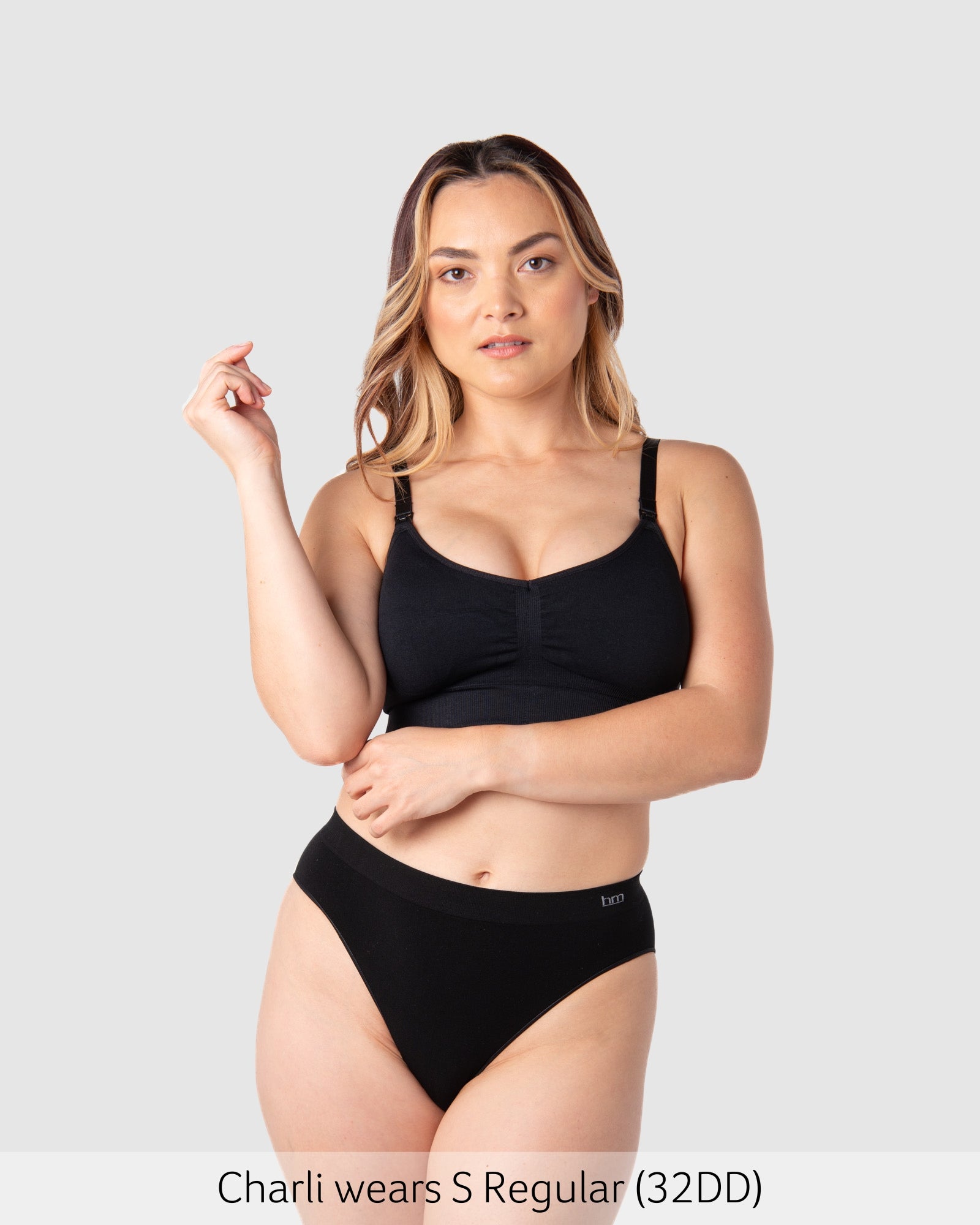 My Necessity Seamless Nursing Bra - Black