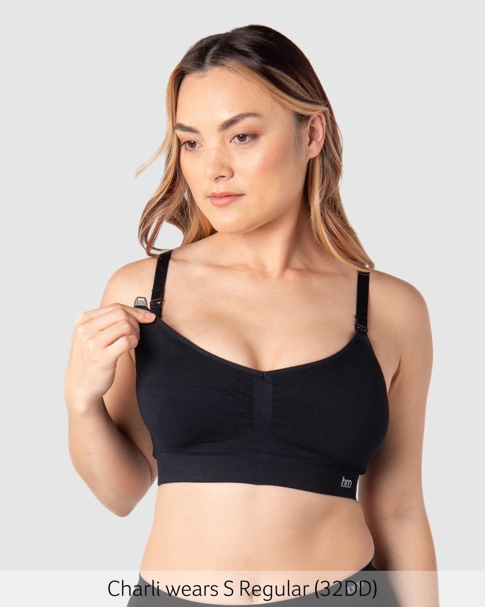 My Necessity 2.0 FlexFit Nursing Bra - Black - Hotmilk Lingerie