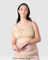 My Necessity 2.0 FlexFit Nursing Bra Frappe Busty - Front View - Seamless Maternity Bra for Larger Busts - Hotmilk Lingerie
