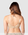 My Necessity 2.0 FlexFit Nursing Bra Frappe - Back View - Seamless Maternity Nursing Bra - Hotmilk Lingerie