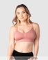 My Necessity 2.0 FlexFit Nursing Bra Sunrise - Front View - Seamless Maternity & Breastfeeding Bra - Hotmilk Lingerie