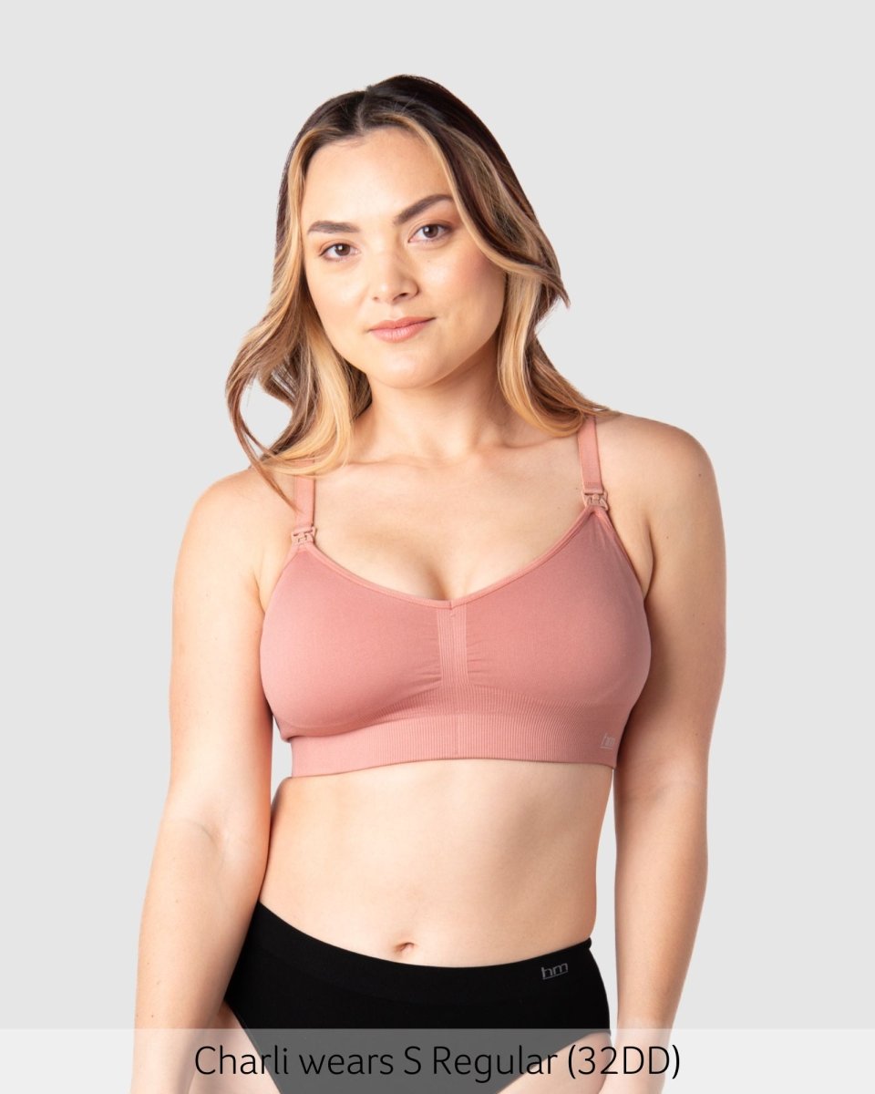 My Necessity 2.0 Seamless Nursing Bra - Sunrise - Hotmilk Lingerie