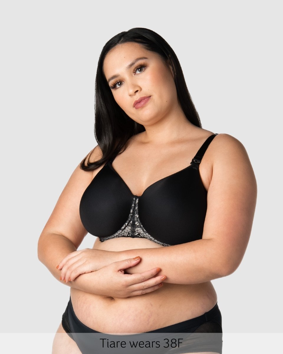 Obsession T-Shirt Nursing Bra - Black - Hotmilk Lingerie