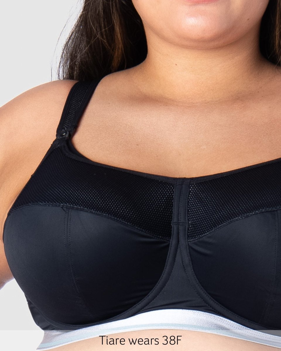 Reactivate Sports Nursing Bra - Black - Hotmilk Lingerie