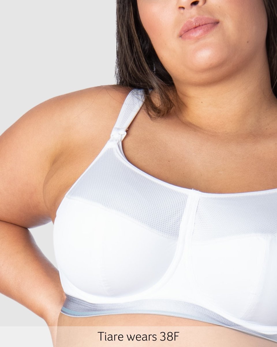 Reactivate Sports Nursing Bra - White - Hotmilk Lingerie