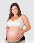 Show Off Full Cup Nursing Bra Ivory - Main Front View - Maternity & Breastfeeding Bra Larger Busts - Hotmilk Lingerie