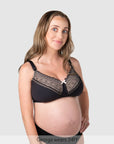 Show Off Full Cup Nursing Bra Black - Main Alt View - Maternity & Breastfeeding Full Cup Bra - Hotmilk Lingerie