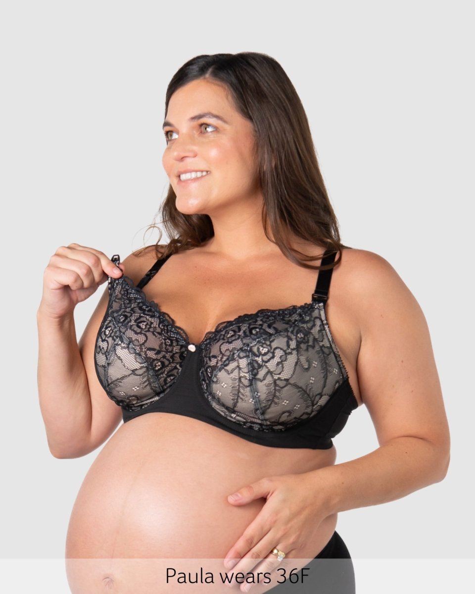 Temptation Full Cup Nursing Bra - Black - Hotmilk Lingerie