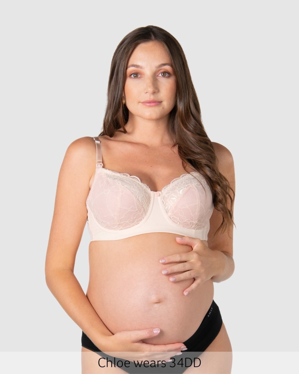 Temptation Full Cup Nursing Bra - Powder - Hotmilk Lingerie