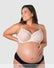 Temptation Full Cup Nursing Bra Powder - Alt Front View - Maternity & Breastfeeding Bra Larger Busts - Hotmilk Lingerie
