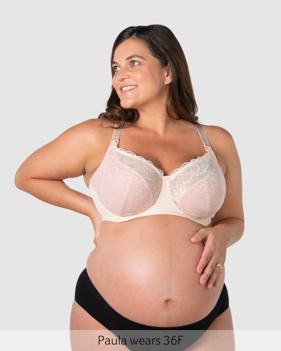 Temptation Full Cup Nursing Bra - Powder - Hotmilk Lingerie