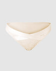Warrior 2.0 Bikini Brief Ivory - Clearcut View - Eco Maternity Postpartum Bikini Brief - Hotmilk Lingerie