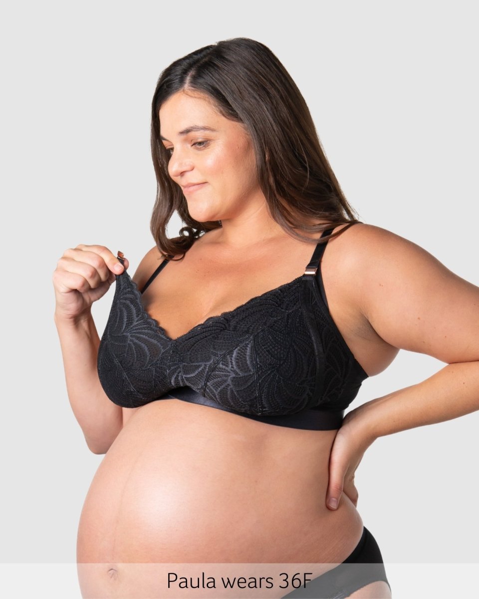 Warrior 2.0 FlexFit Nursing Bra - Black - Hotmilk Lingerie