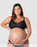 Warrior 2.0 FlexFit Nursing Bra Black - Front View - Wirefree Maternity & Breastfeeding Bra - Hotmilk Lingerie