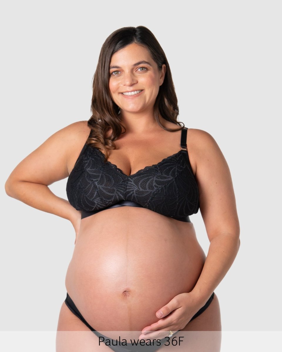 Warrior 2.0 FlexFit Nursing Bra - Black - Hotmilk Lingerie
