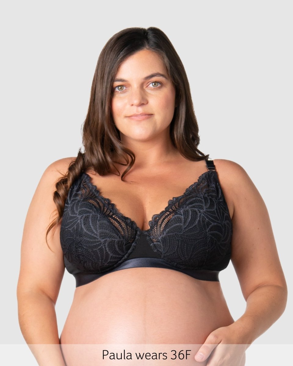 Warrior Plunge Nursing Bra - Black - Hotmilk Lingerie