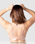 Warrior 2.0 FlexFit Nursing Bra Bronze - Back View - Wirefree Maternity Nursing Bra - Hotmilk Lingerie