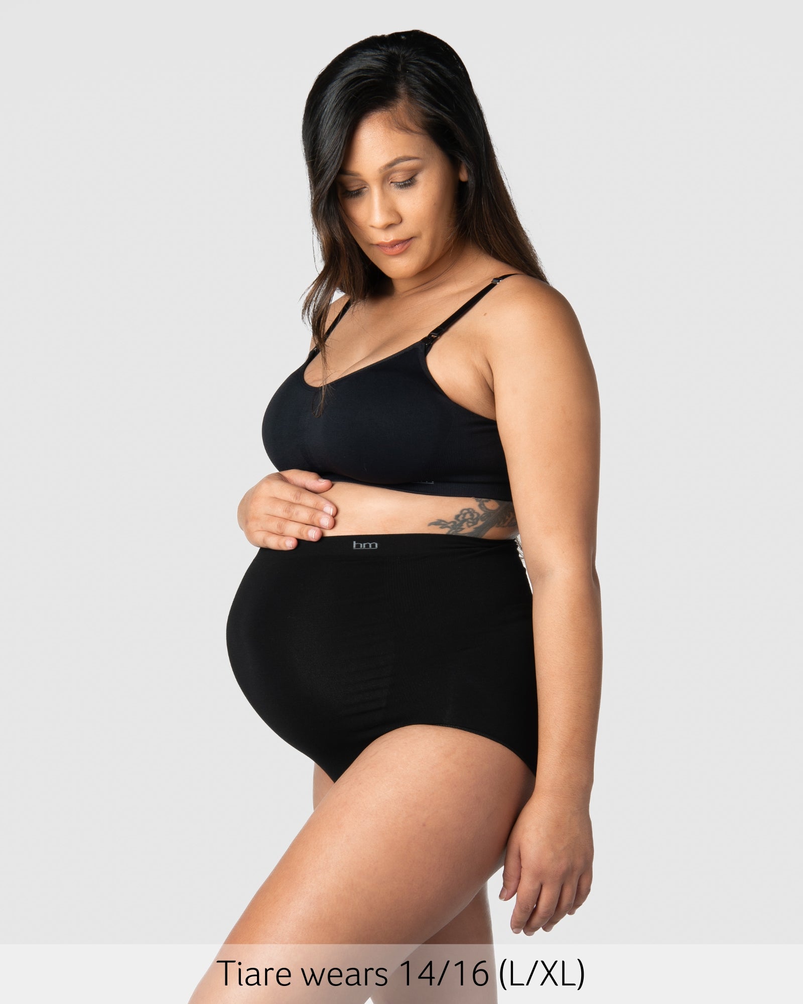 My Necessity Seamless Maternity Brief - Black
