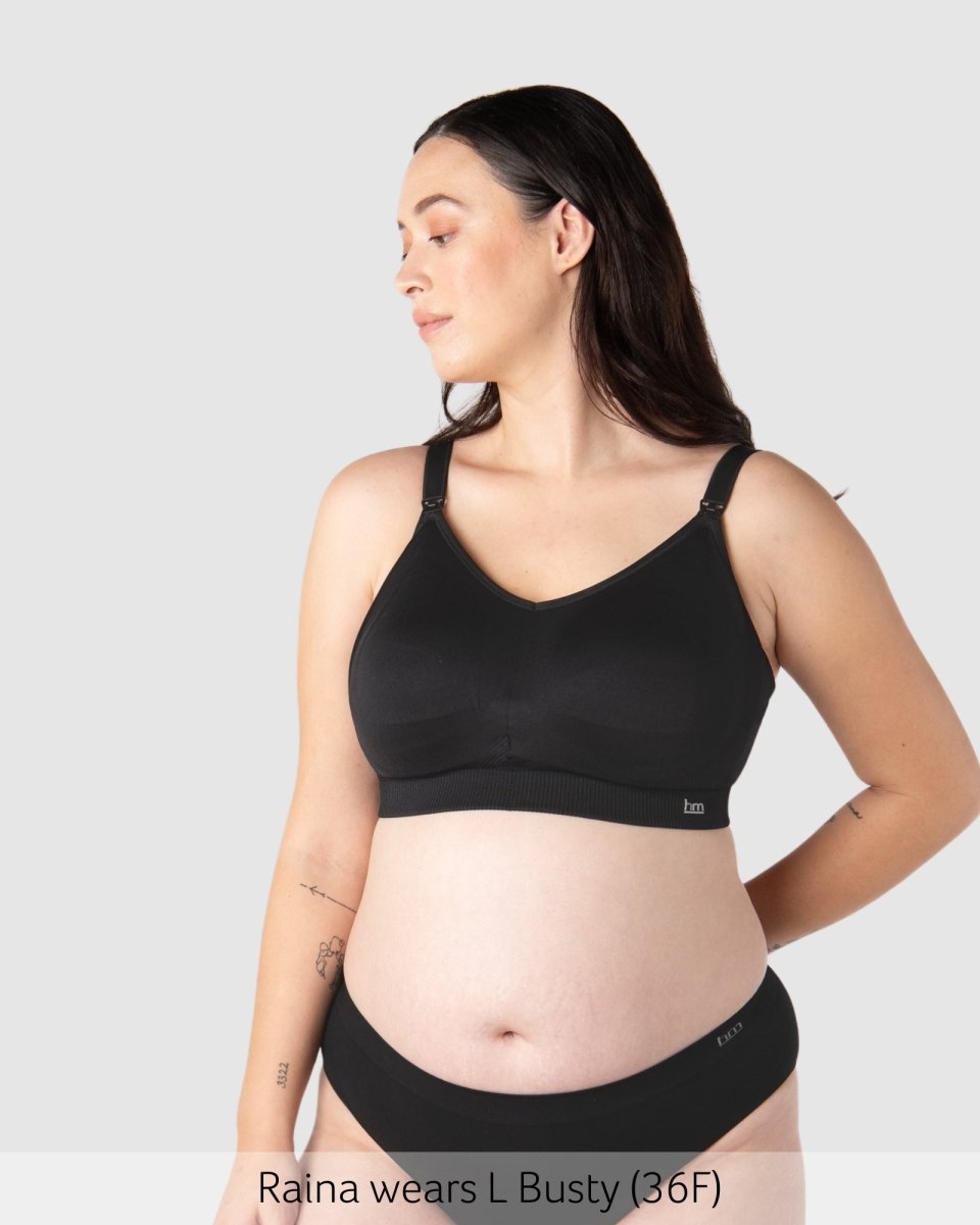 My Everyday FlexFit Nursing Bra - Black Busty - Hotmilk Lingerie