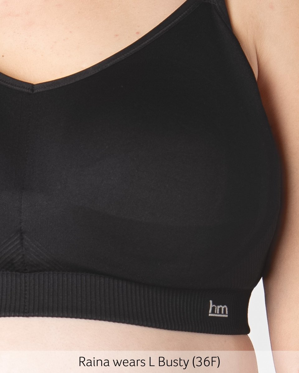My Everyday FlexFit Nursing Bra - Black Busty - Hotmilk Lingerie