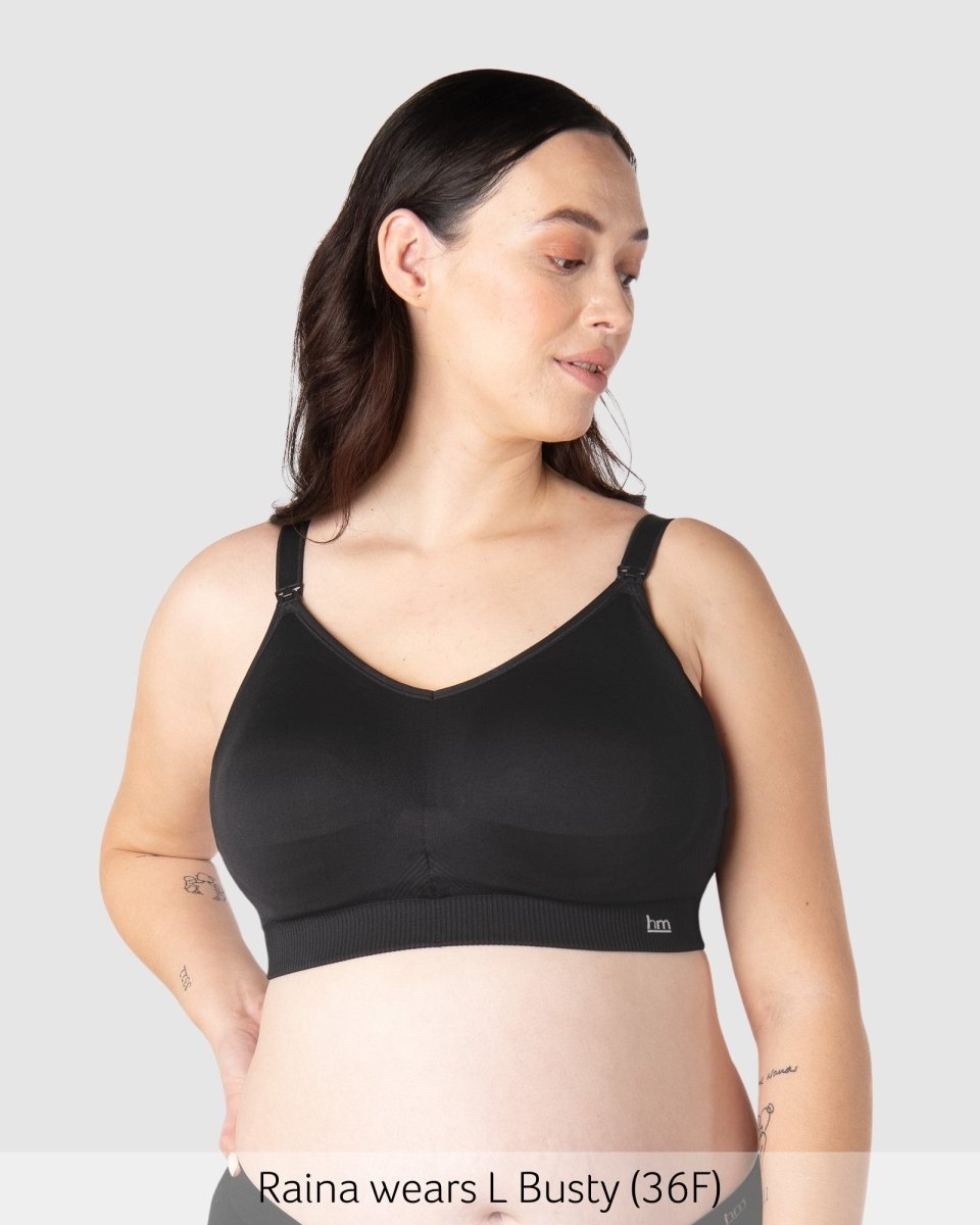 My Everyday FlexFit Nursing Bra - Black Busty - Hotmilk Lingerie