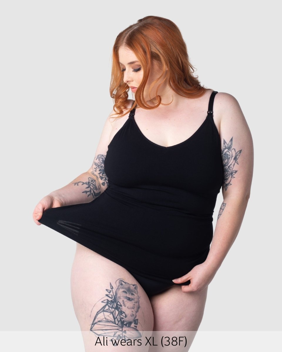 My Necessity FlexFit Nursing Camisole - Black - Hotmilk Lingerie