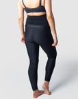 HOTMILK UK MATERNITY FOCUS BLACK MATERNITY SPORTS LEGGINGS