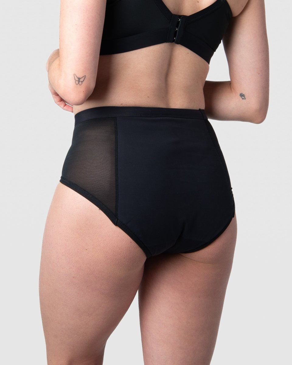 Limitless Black Heavy Leakproof Hi Brief - Hotmilk Lingerie