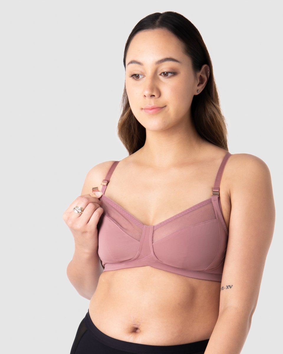 Lunar Eclipse Nursing Bra - Antique Rose - Hotmilk Lingerie