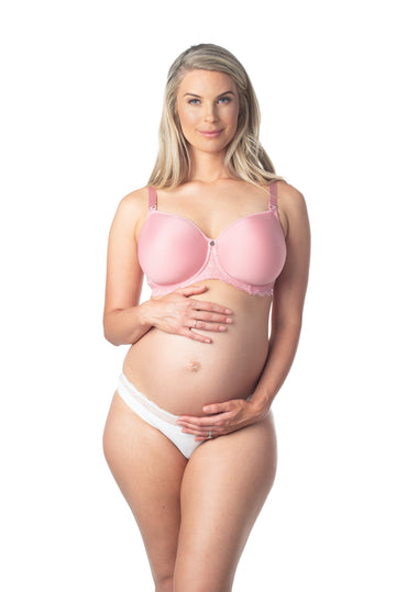 Hotmilk Maternity Lingerie UK OBSESSION PALE ROSE CONTOUR NURSING BRA - FLEXI UNDERWIRE