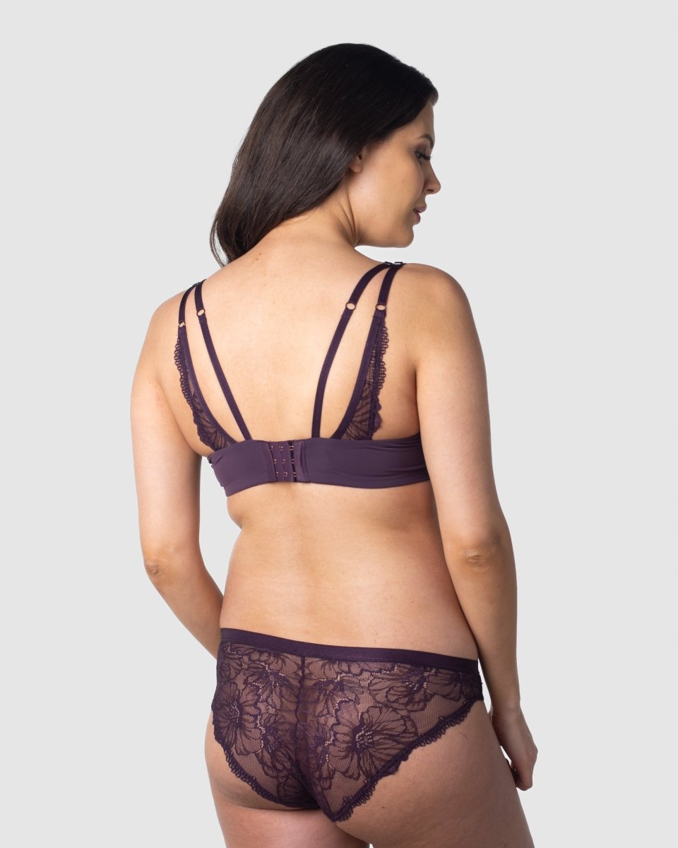 True Luxe Lace Nursing Bra - Amethyst - Hotmilk Lingerie