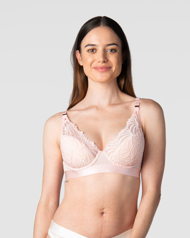 WARRIOR BALCONETTE BLACK CONTOUR NURSING BRA - FLEXI UNDERWIRE