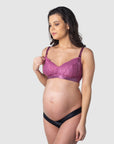 Hotmilk Maternity Lingerie UK Hotmilk Maternity UK WARRIOR SOFT CUP MAGENTA HAZE MULTIFIT NURSING BRA - WIREFREE